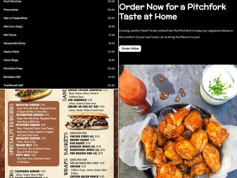 The Pitchfork Menu