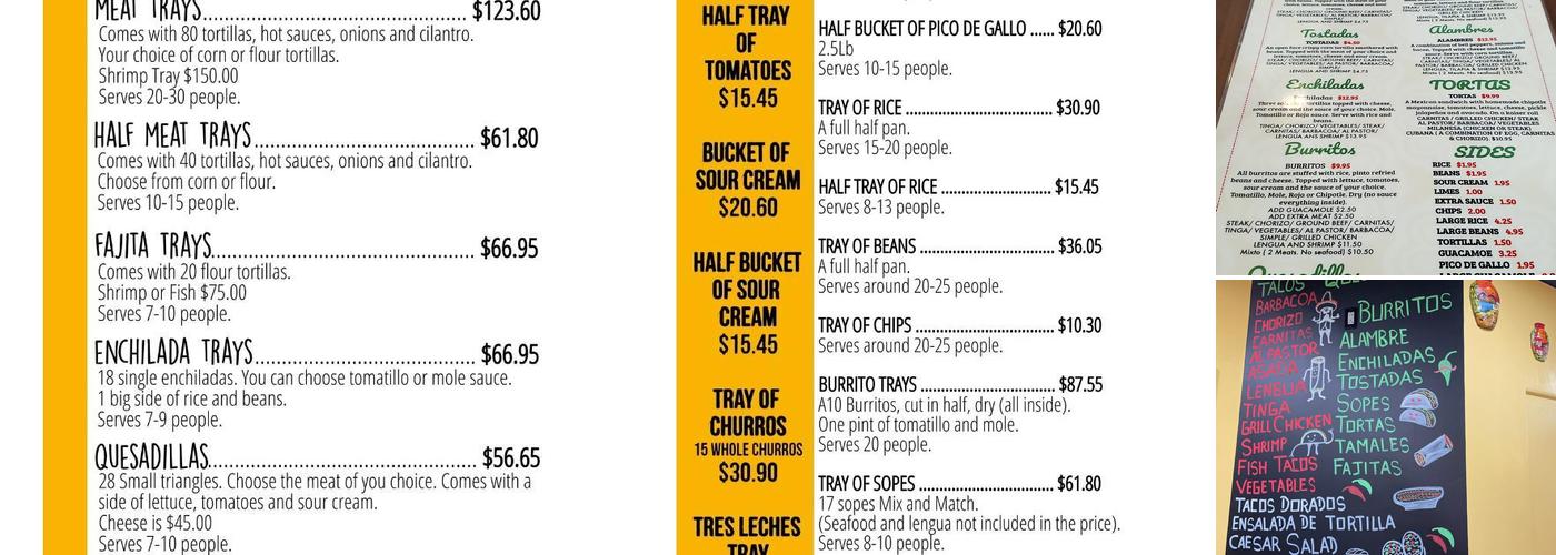 El Limon Bensalem Menu