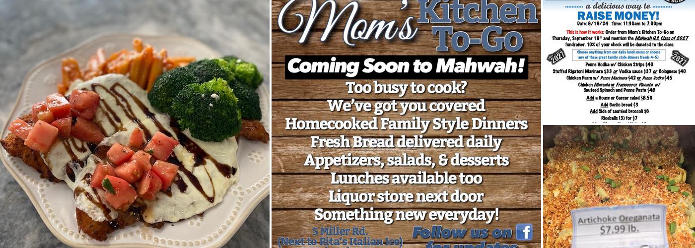 Mom's kitchen to go Menu