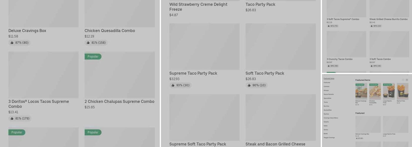 Taco Bell Menu