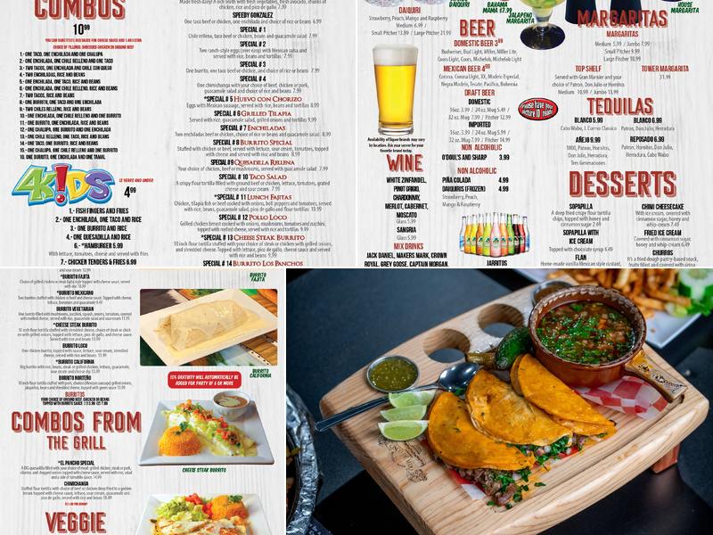 Marisqueria Cinco de Mayo Menu