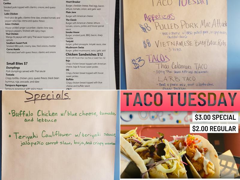 Grams Express Menu
