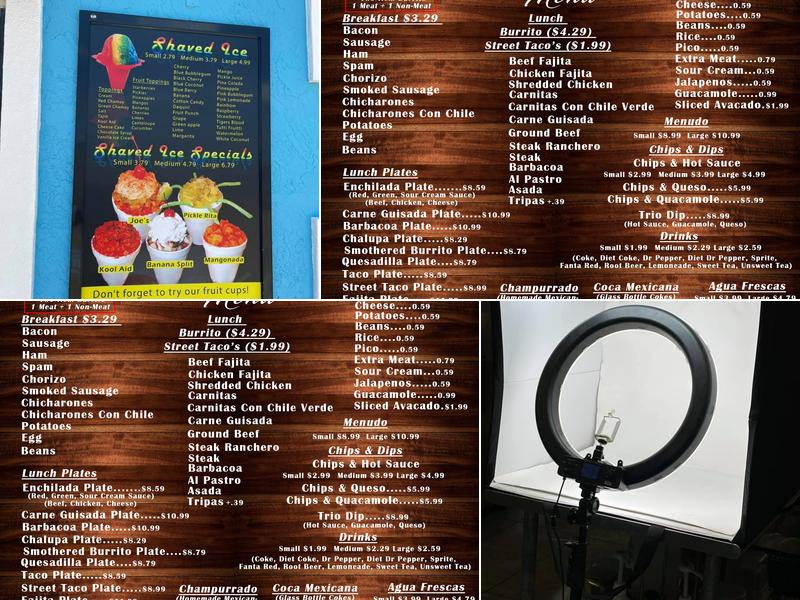 Rachael's Mexican Kitchen Menu