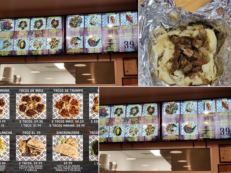 Taqueria No. 39 Menu