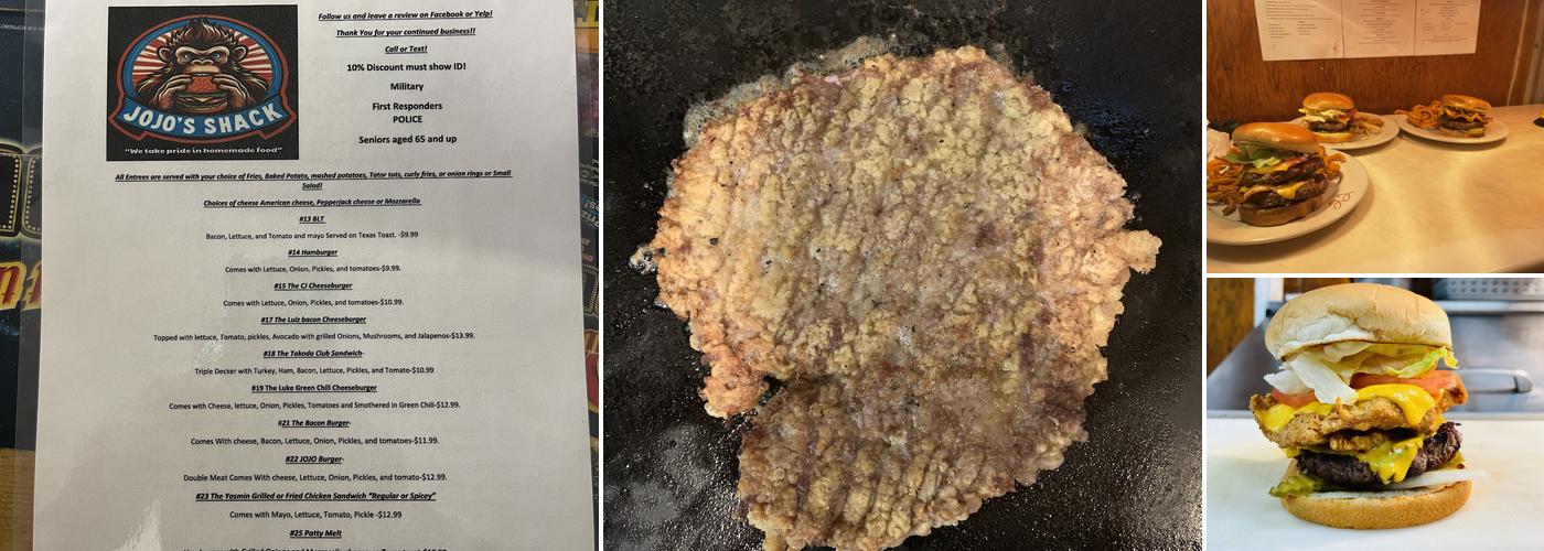 Jojos shack LLC Menu