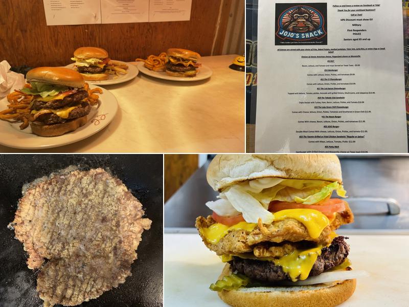 Jojos shack LLC Menu