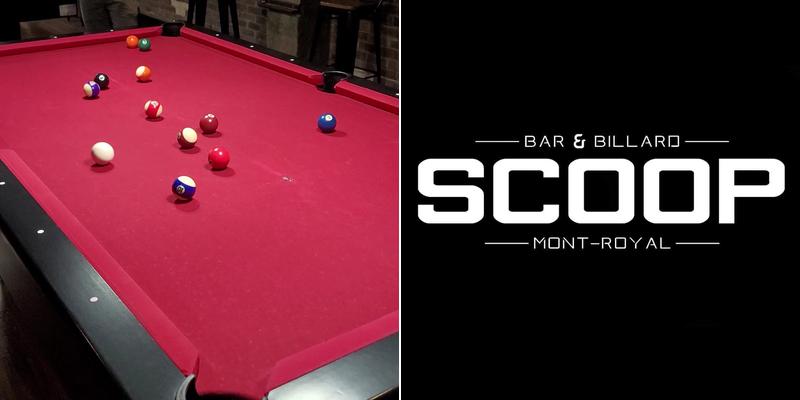 Bar Billard Scoop Menu