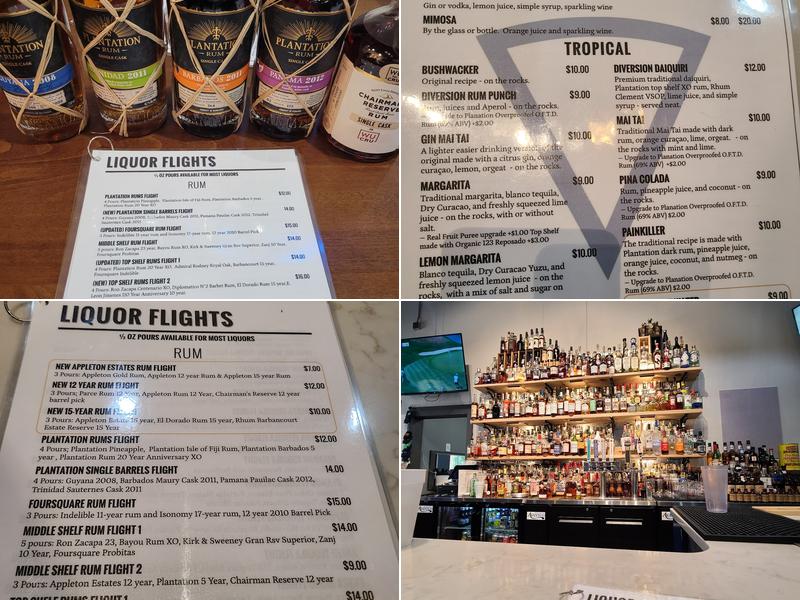 Diversion Pizza Menu