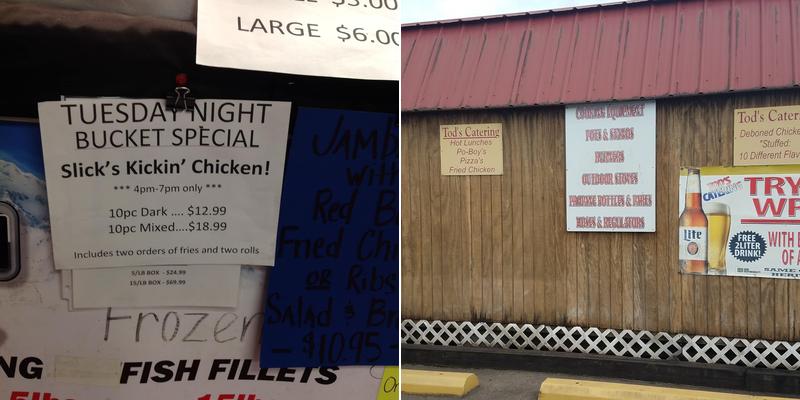 Tod's Catering & Specialty Menu