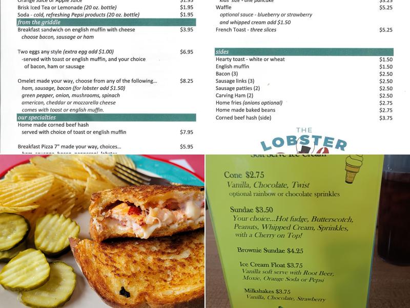 The Lobster Crate Menu