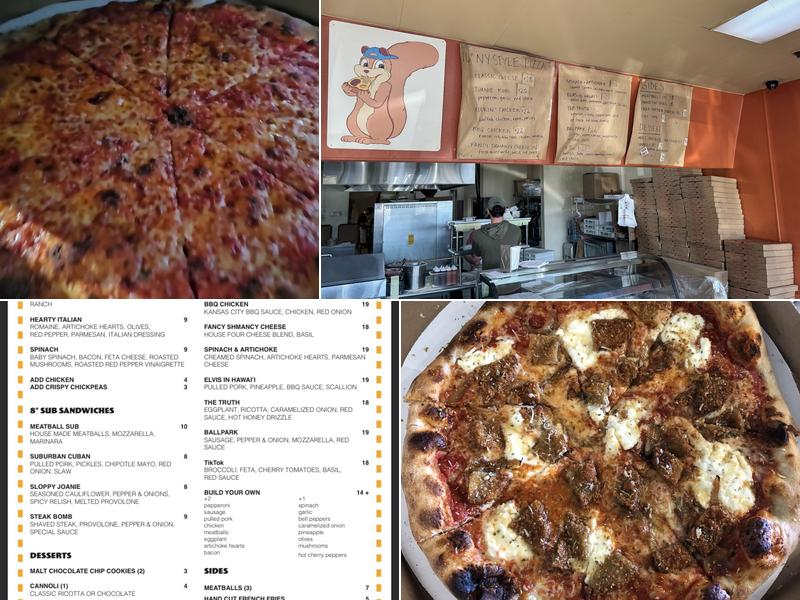 Joanie's Pizza Menu
