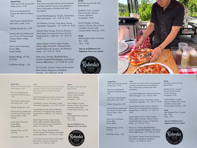 Roberto's Pizza Menu