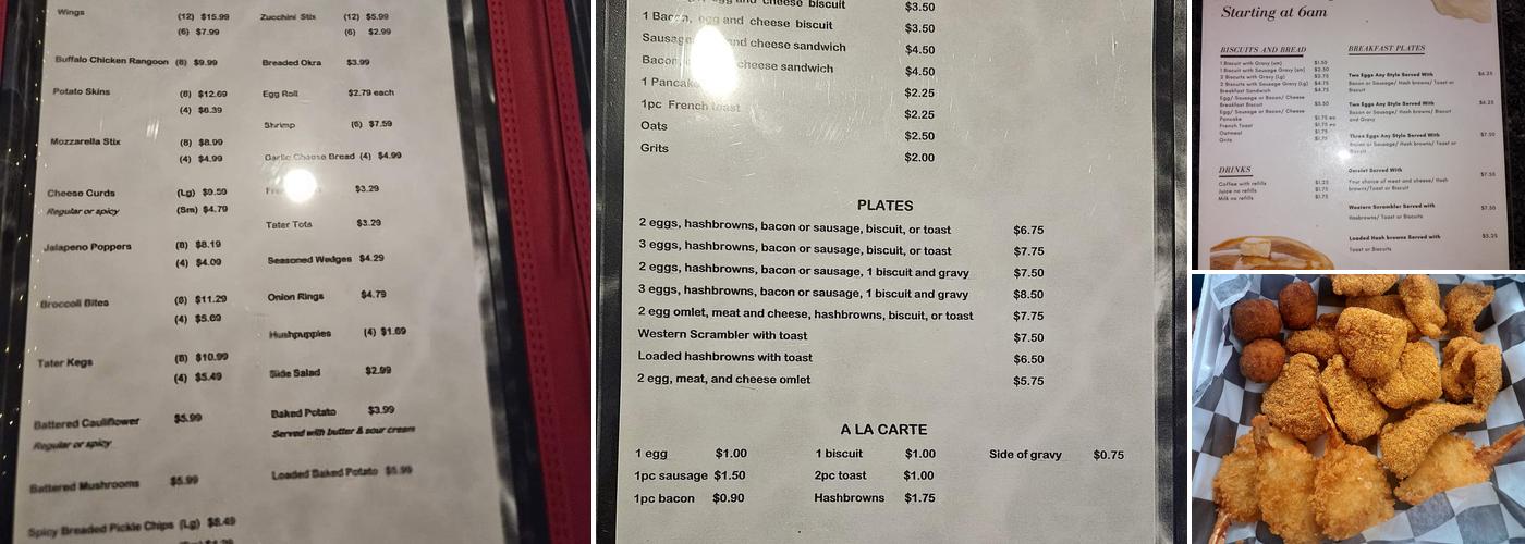 Yvonne’s Menu