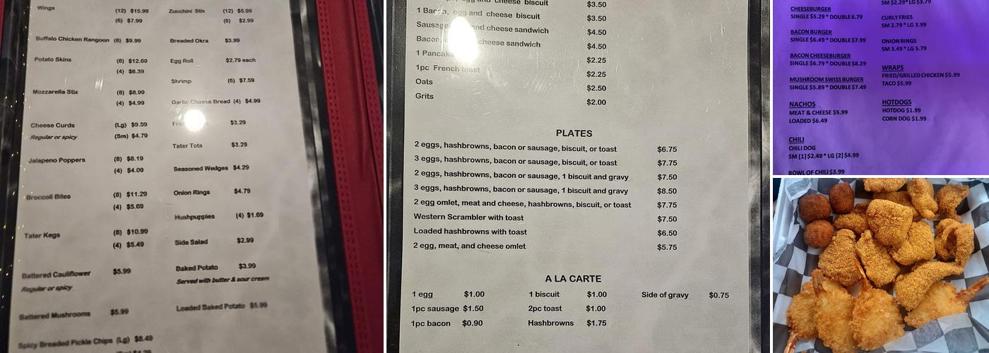 Yvonne’s Menu