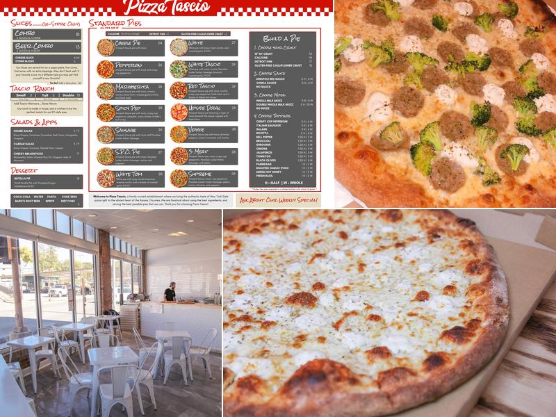 Pizza Tascio Menu