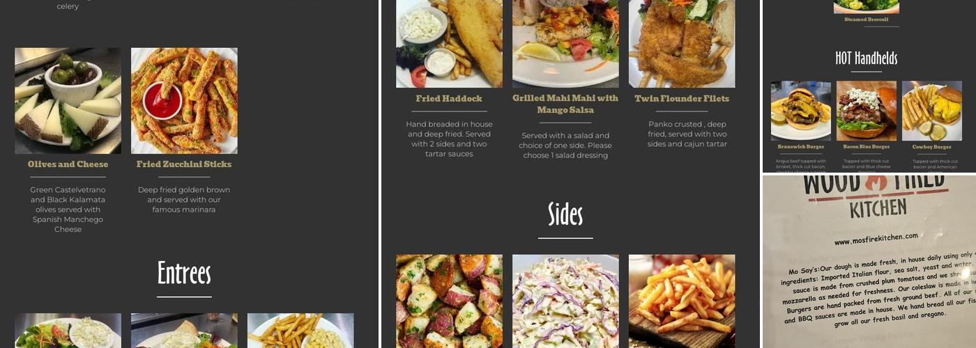 Mo's Wood fired Kitchen Menu