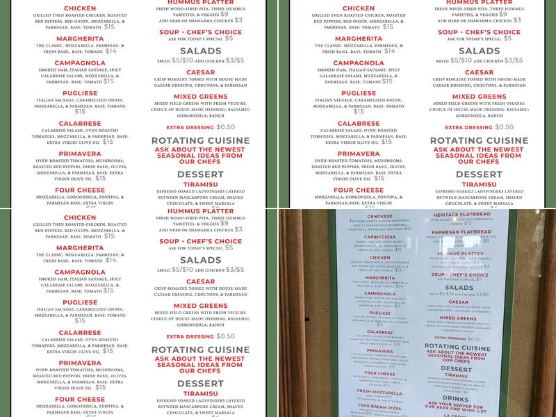 Community Fermentation Union Menu