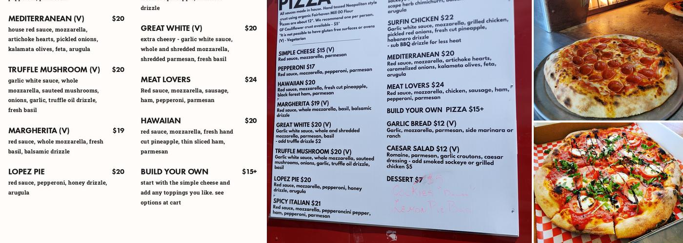 APIZZAPIE Menu