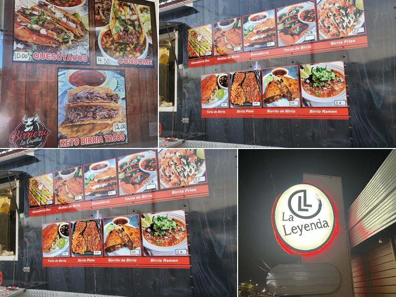 Birrieria la Capital Menu