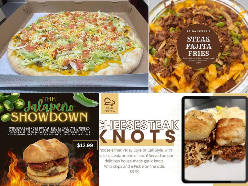 Prima Pizzeria Restaurant Menu