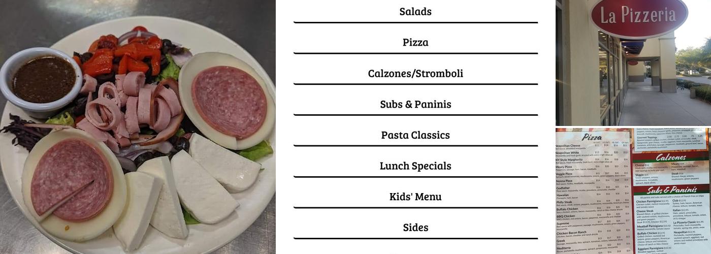 La pizzeria Menu