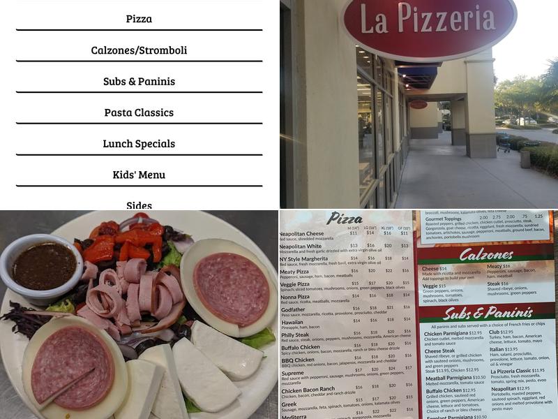 La pizzeria Menu