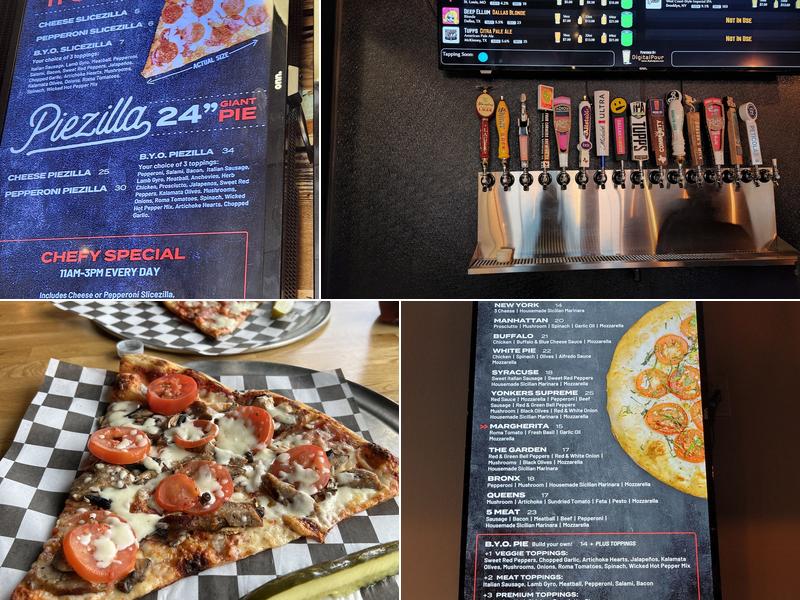 New York Pizza and Pints IV Menu