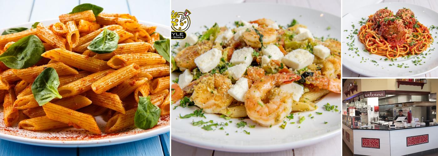 Carnegie NY Style Pizza, Rolls, and Bowls Menu