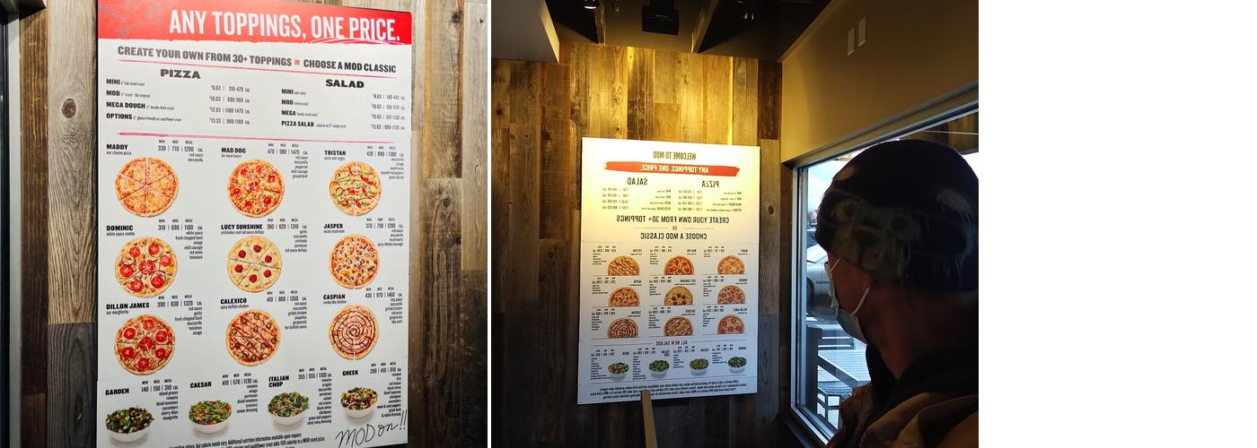 MOD Pizza Menu