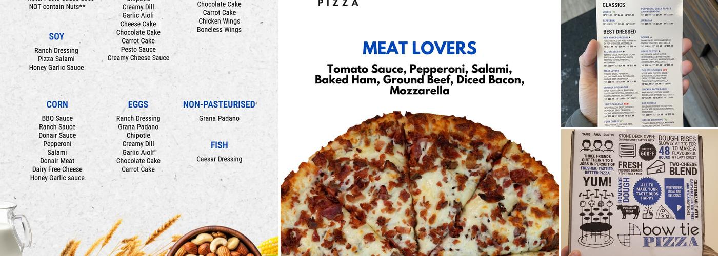 Bow Tie Pizza (Killarney) Menu