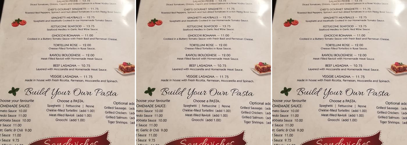 Big Slice (Dufferin & St. Clair) Menu