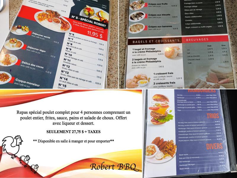 Restaurant Robert B B Q Menu