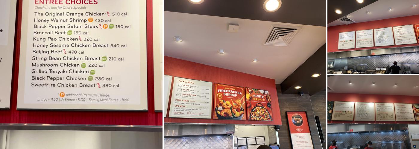 Panda Express Menu