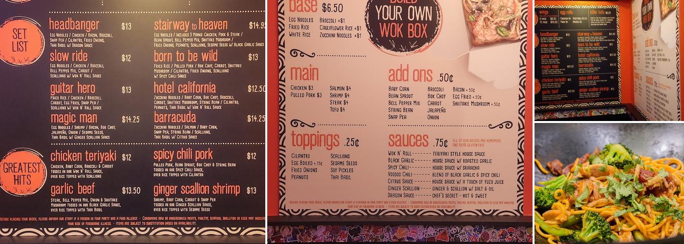 Wok N' Roll Menu