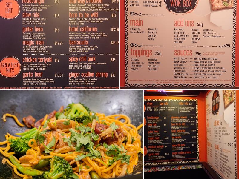Wok N' Roll Menu