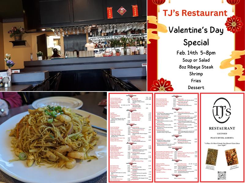 T J's Restaurant Menu