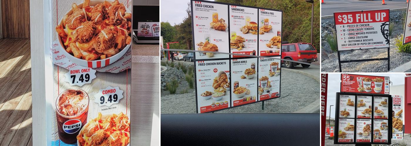 KFC Menu