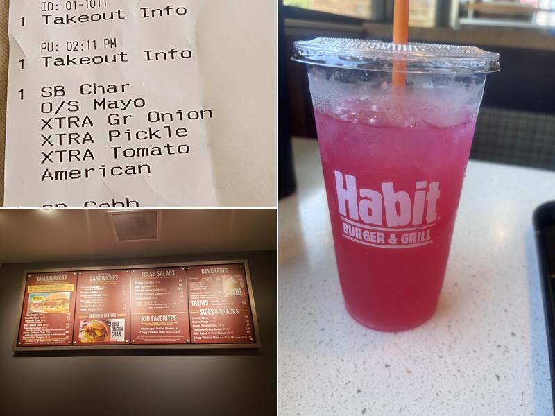 Habit Burger & Grill Menu