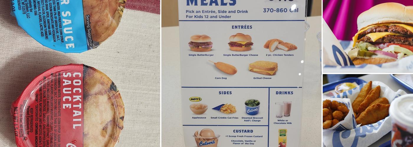 Culver’s Menu