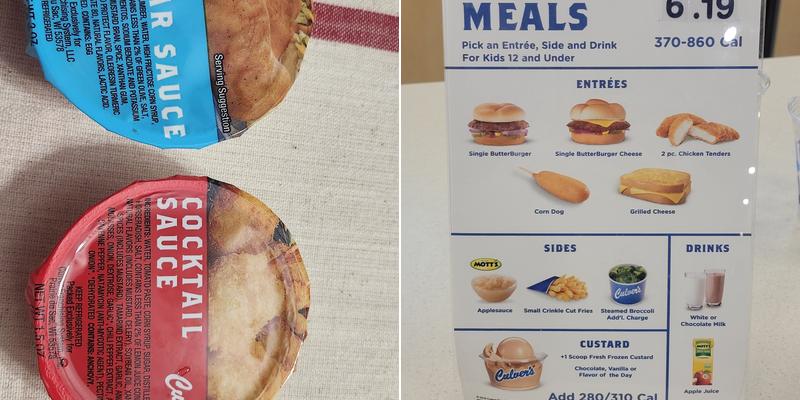 Culver’s Menu