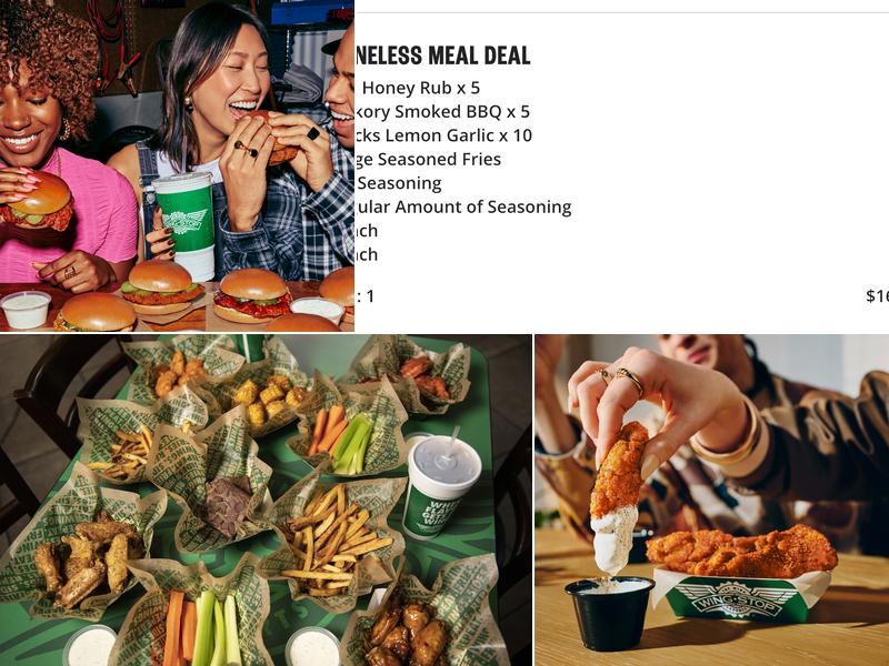 Wingstop Menu
