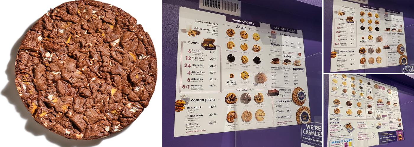 Insomnia Cookies Menu