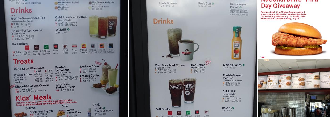 Chick-fil-A Menu