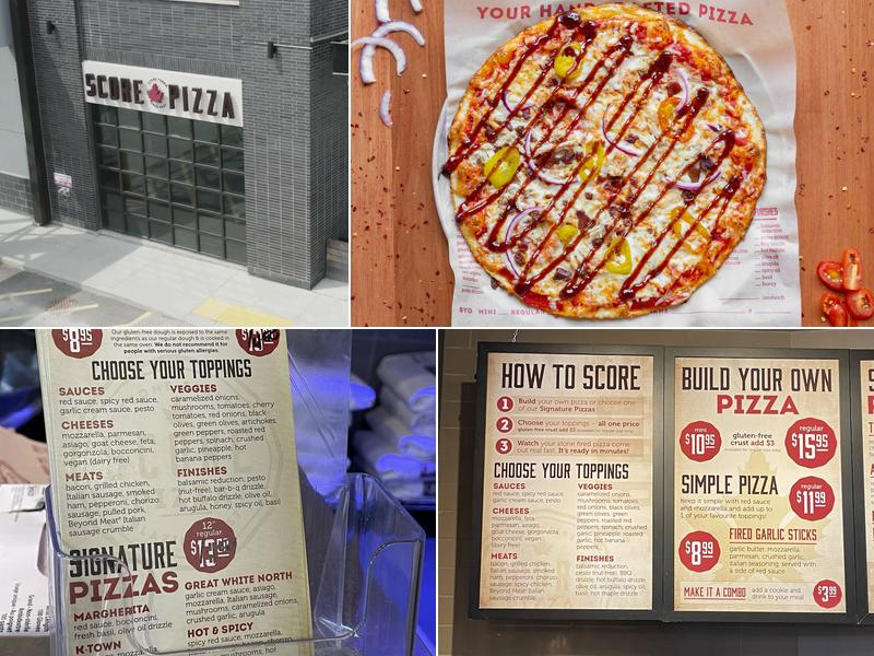 Score Pizza Menu