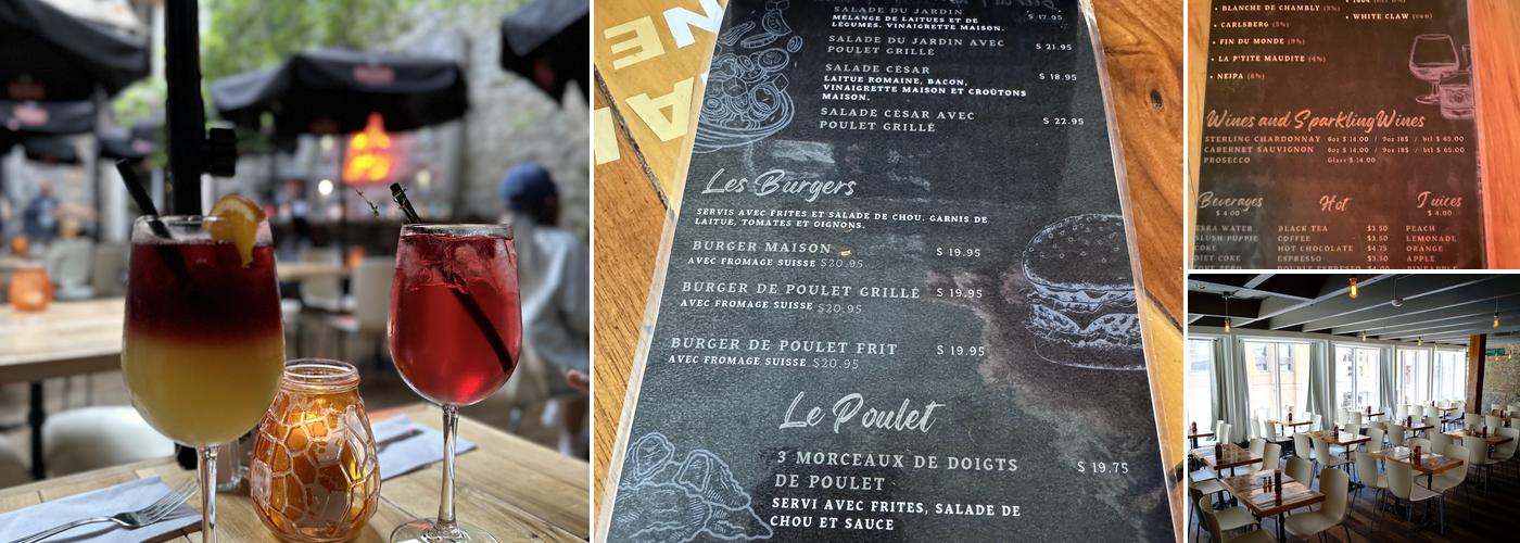 Montréal poutine Menu