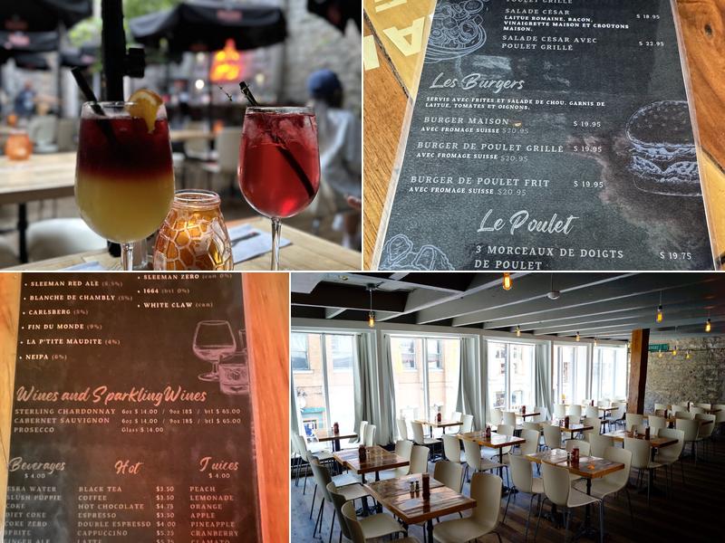 Montréal poutine Menu