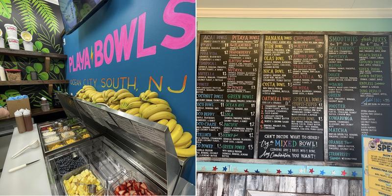 Playa Bowls Menu