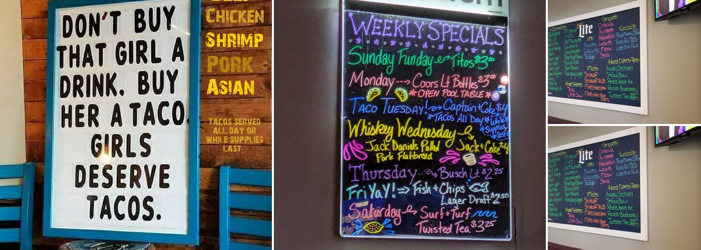 RC's Bar and Grill Menu