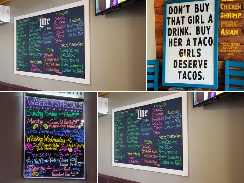 RC's Bar and Grill Menu