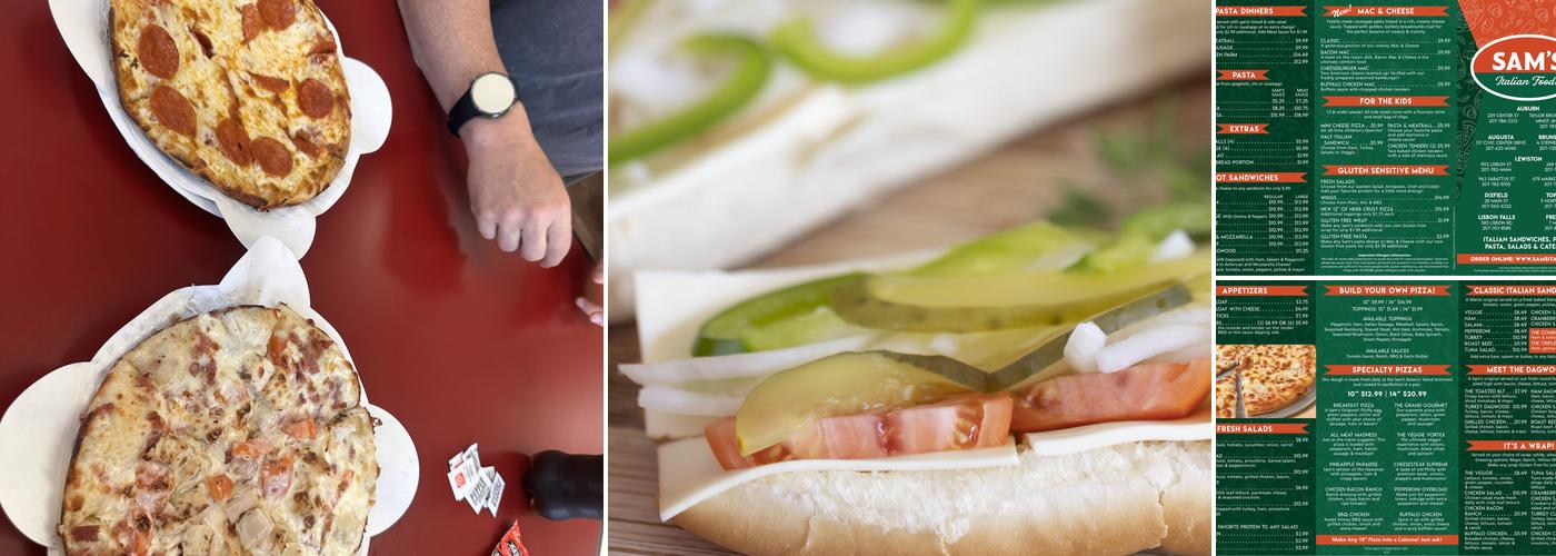 Sam’s Italian Foods Menu